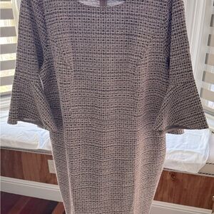 Hanna Nikole Women Plus Size Ruffle Bell Sleeve Flounce Cocktail Pencil Dress